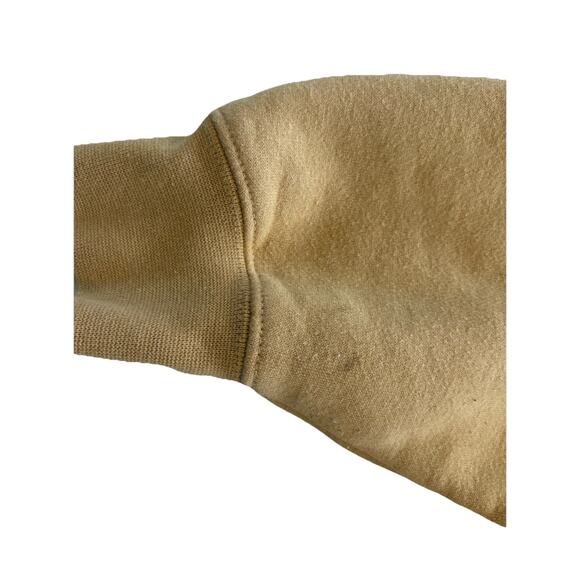 Vintage Gold Georgia Tech Yellow Jacket Logo Hoodie Sweatshirt Medium Read - Picture 6 of 7